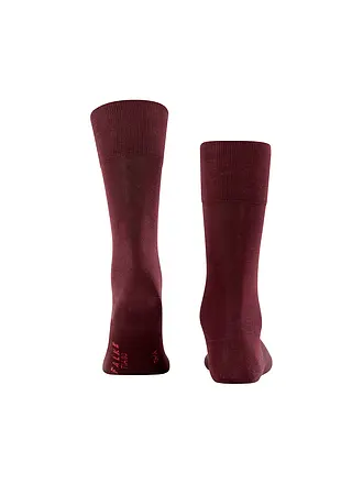 FALKE | Chaussettes TIAGO black | dunkelrot